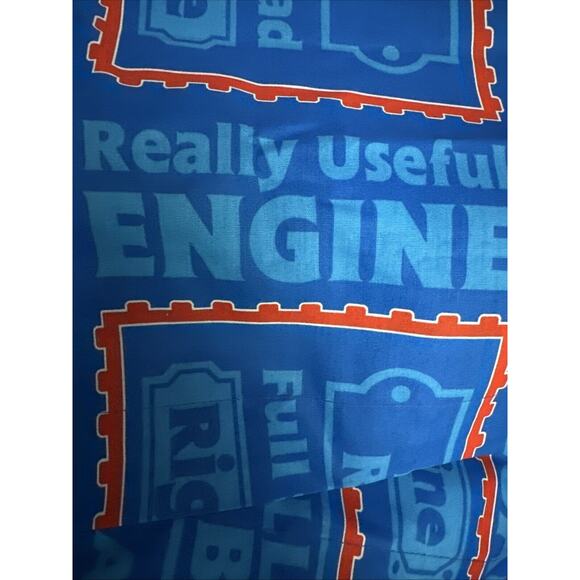 Vtg Thomas The Train Number One Blue Engine Standard Pillow Sham Dan River - Picture 3 of 7